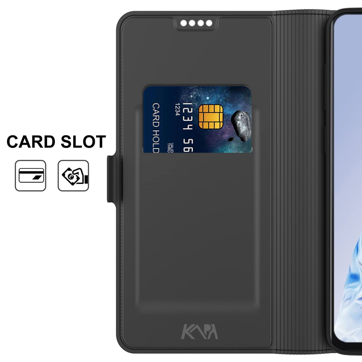 Kapa Pixel 7 Pro Leather Flip Case - Magnetic & Card Holder -6