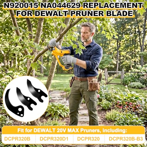 Image of 2PCS N920015 + 1PCS NA044629 Cordless Pruning Shears Replacement Blades