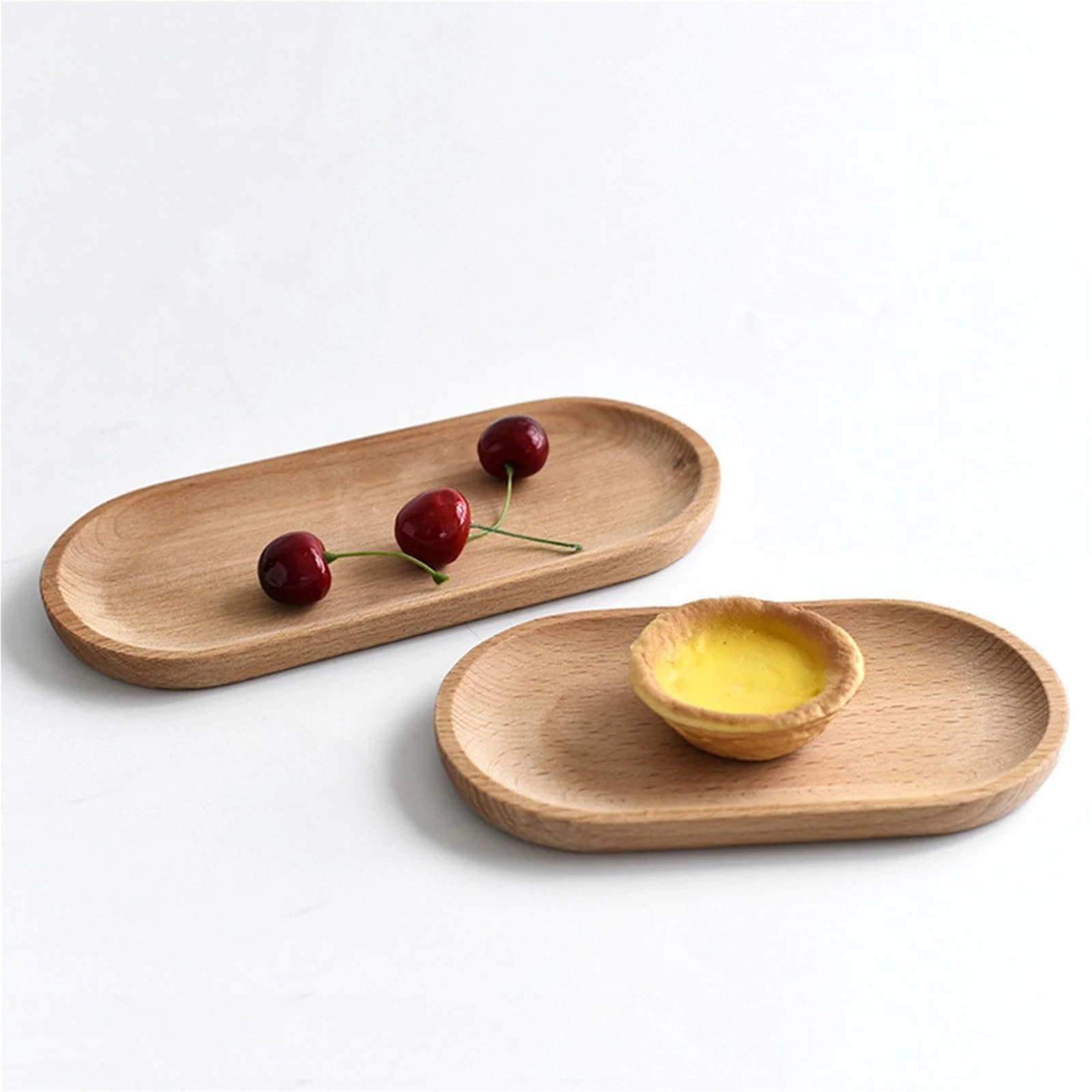 Vassoi 2 Pezzi Vassoio da appoggio Vassoio da tè Piatto da Portata Snack Piatto for la conservazione degli Alimenti for Vassoio Dessert Forniture for la casa per Profumo，Candele