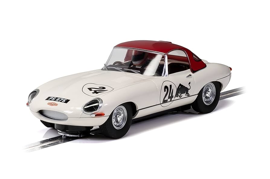 ジャガーEーTYPE 1/32 Scalextric Jaguar E-Type - RED 1/32 Slot Car