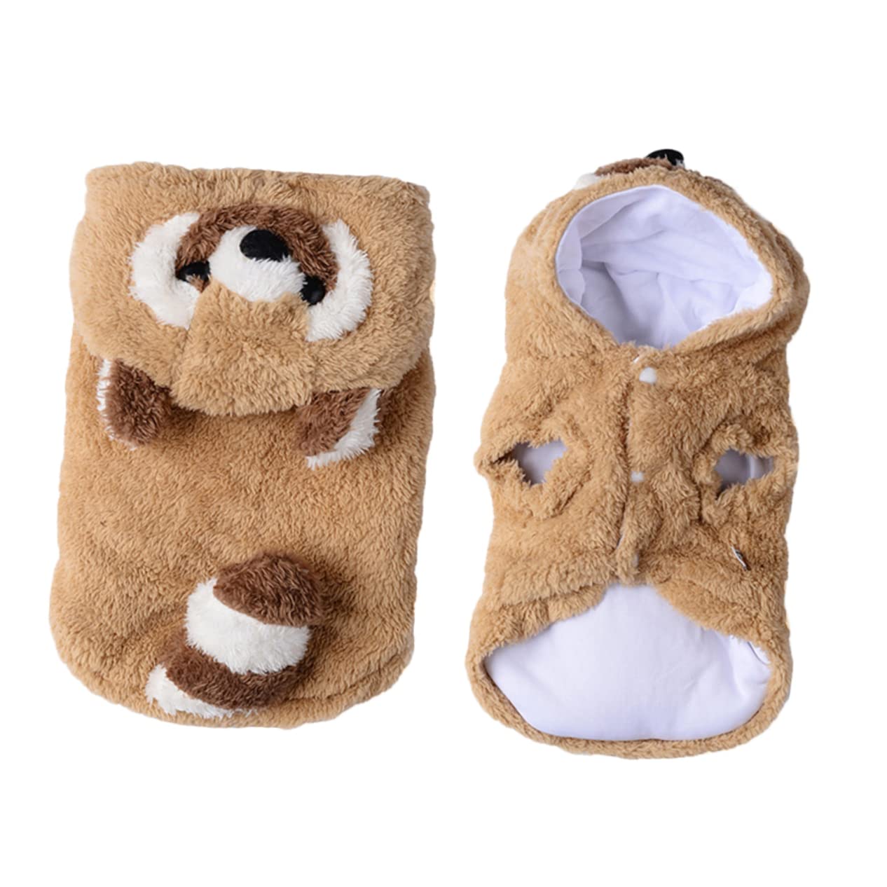HEMOTON Cappotto in Cotone per Cani Abbigliamento per Animali Domestici Felpe Cappuccio per Uso Quotidiano e Attività all Aperto