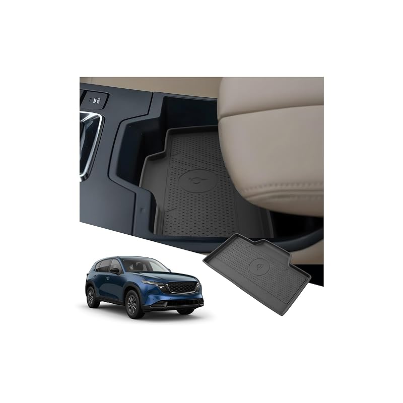 Tapete protetor de silicone para carregamento sem fio Mazda CX5 2026 SXCY