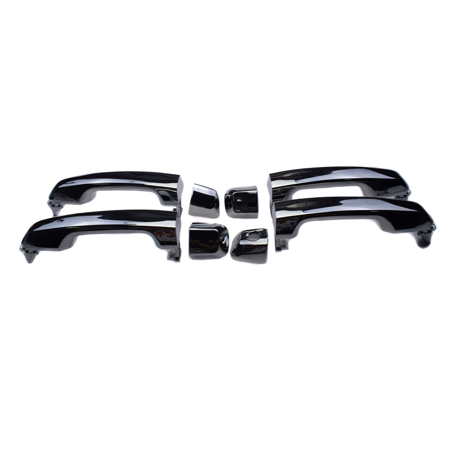 Przednia tylna lewa prawa chromowana klamka zewnętrzna 2010-2018, dla Toyota, 4Runner Land Cruiser, dla Lexus, GX460 6921060100 osłona zewnętrznej klamki drzwi samochodu(4 Sides Set)