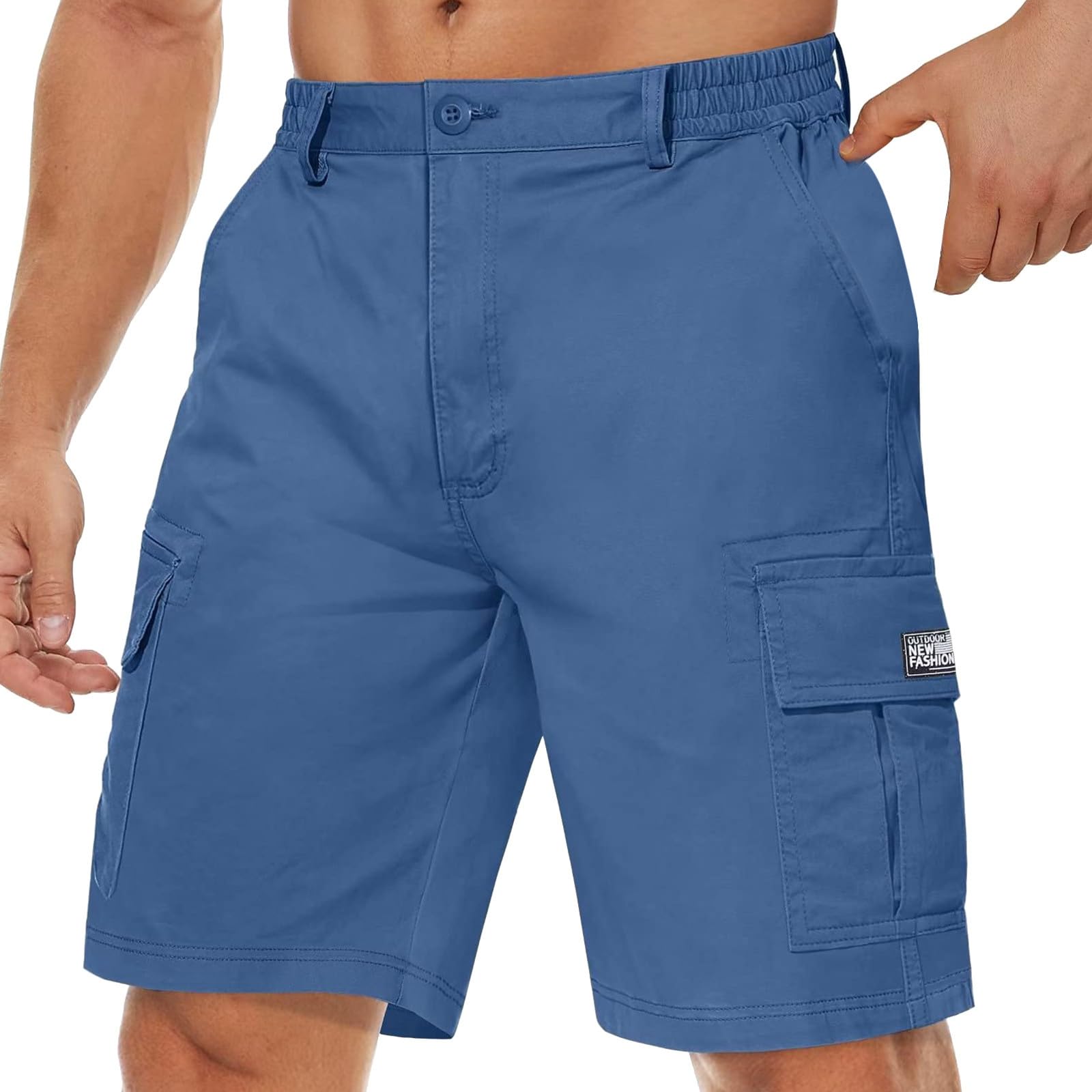 ToySdeal Pantalones Cortos Hombre Bermudas Hombre Ligeros con Cremallera Shorts Correr Culturismo Entrenamiento