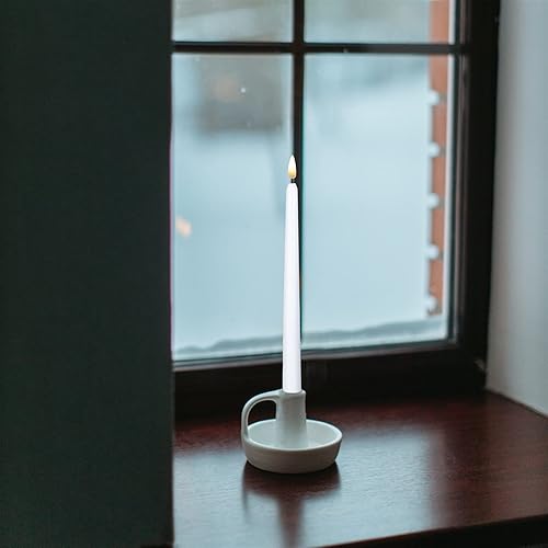 Miniatura 4 de Velas cónicas sin llama de 11 pulgadas velas cónicas LED alimentadas por pilas velas intermitentes con control remoto 12 luces falsas utilizadas