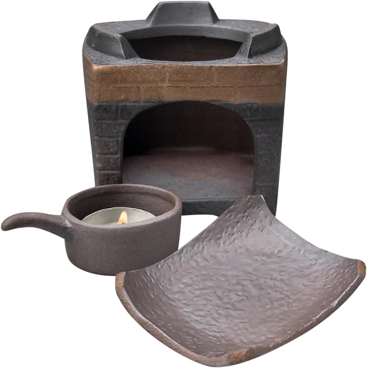 Tea Warmer Candle Stand Holder Ceramic Teapot Warmer Office Decor Tool