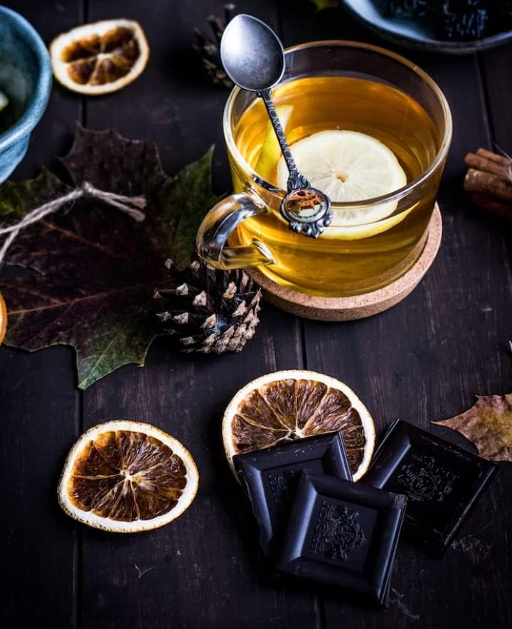 Drink Botanicals Ireland Dried Dehydrated Dried Lemon Slice Wheels | Natural | Dry Lemons for Garnish, Cocktails, Cooking, Baking, Drinks | 17+ Slices of Lemons | 40 Grams