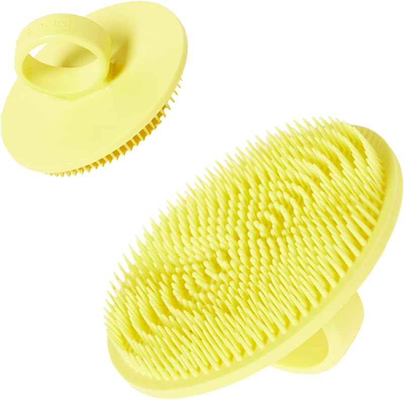 Escova manual para limpeza facial Boie USA amarela