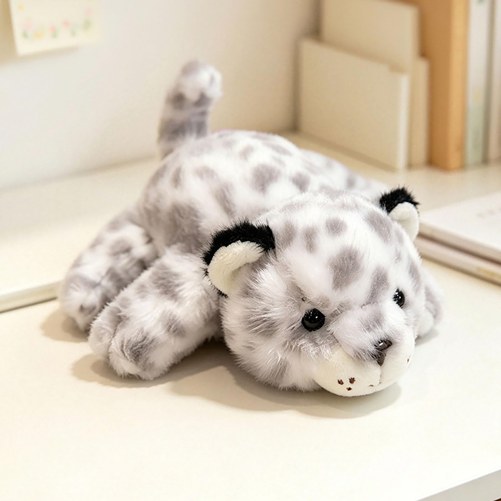 Cute Magnetic Shoulder Animal Plush Doll, Realistic Mini Stuffed Animal Figurine, Clingable Shoulder Plush Toy, Animal Fridge Magnet Ornament, Novelty Decorative Toy Gift for Children