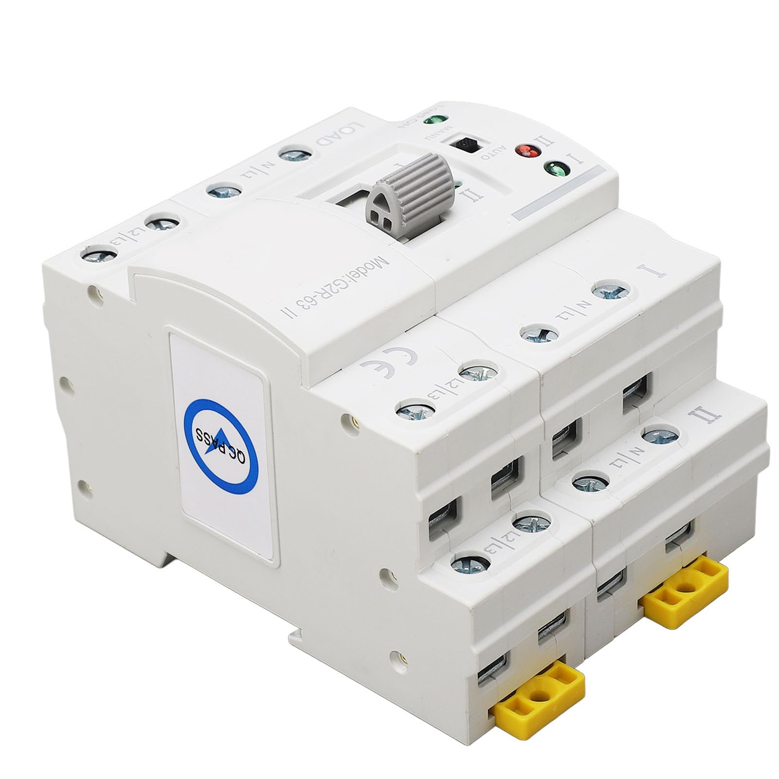 Hyuduo Interruttore di Trasferimento Automatico, Interruttore di Trasferimento Automatico a Doppia Potenza, a Livello di PC 32A per Alimentazione Rapida e Affidabile, Switch di Adatti, Adatti, di