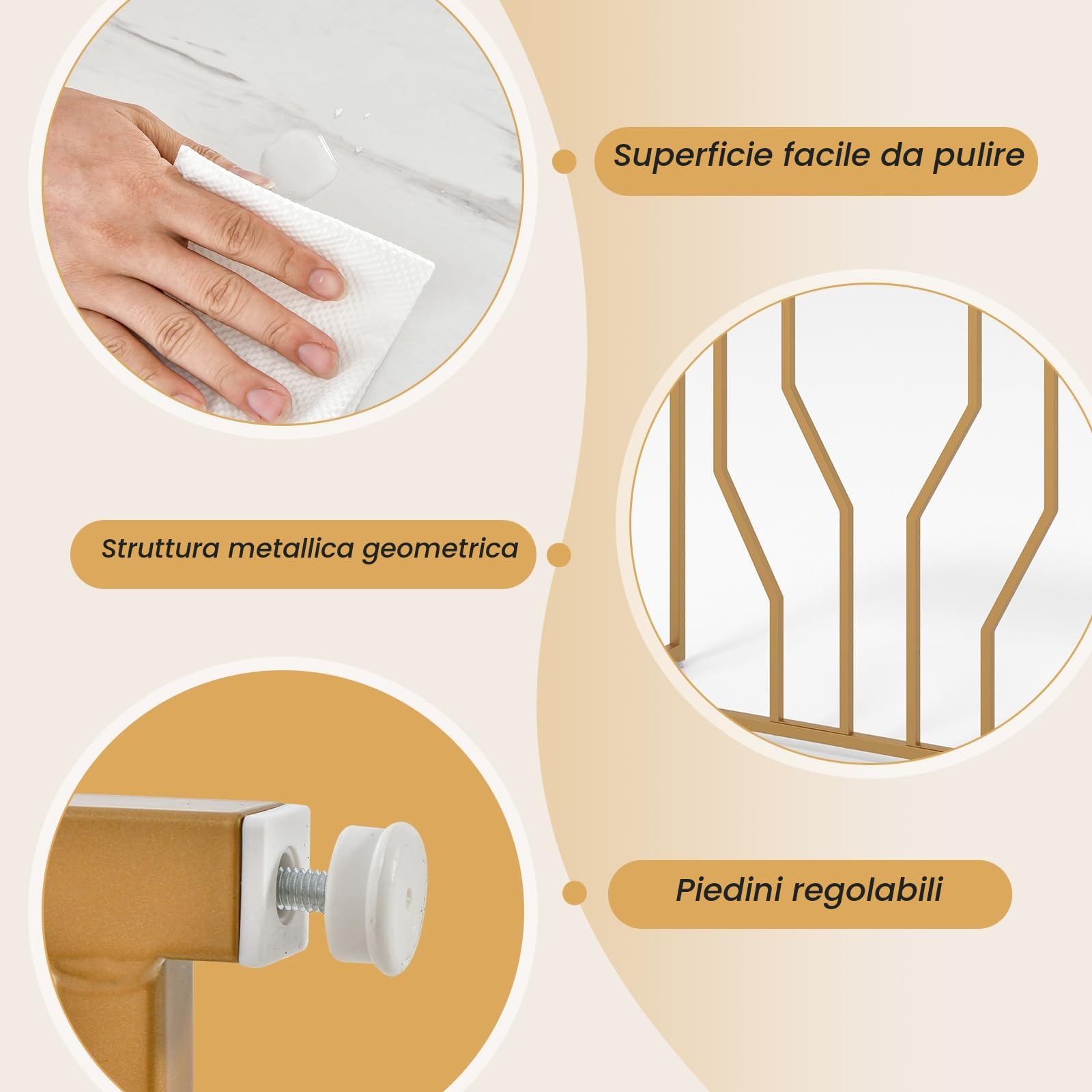 GIANTEX Tavolo Consolle Effetto Marmo con Struttura Geometrica | Tavolo da Ingresso Bianco Oro, Tavolino da Divano 110x30x80 cm