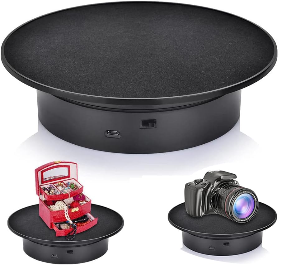 NEXT GEEK 23cm Big Size Rotating Display Stand, 360 Degree Rotating ...