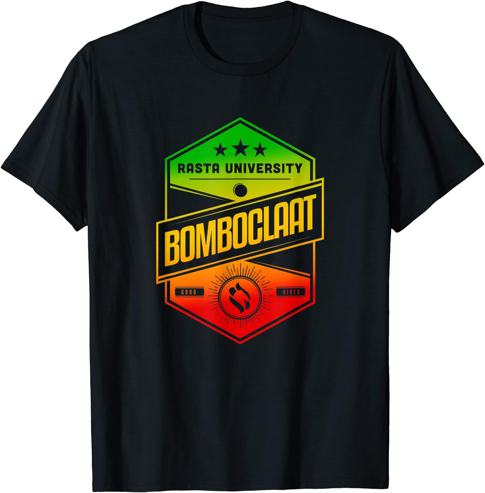 Bomboclaat Rasta Colors Reggae T-Shirt