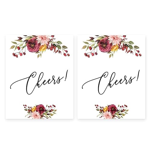 Andaz Press Fall Burgundy Marsala Wedding Party Collection, Wine Bottle