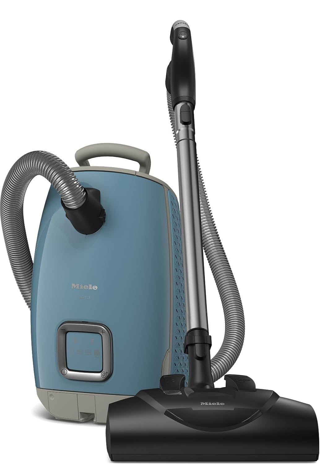 Miele New Guard L1 Bagged Canister Vacuum Cleaner with AirClean Filter Electro Plus Floorhead AllTeQ Universal Floorhead LED