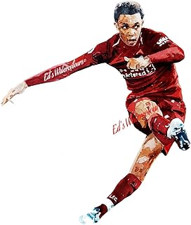 Trent Alexander-Arnold Liverpool FC - Print Watercolour, Trent Alexander-Arnold Liverpool FC art, TAA66 Art décor, Trent Alexander-Arnold Watercolour Print