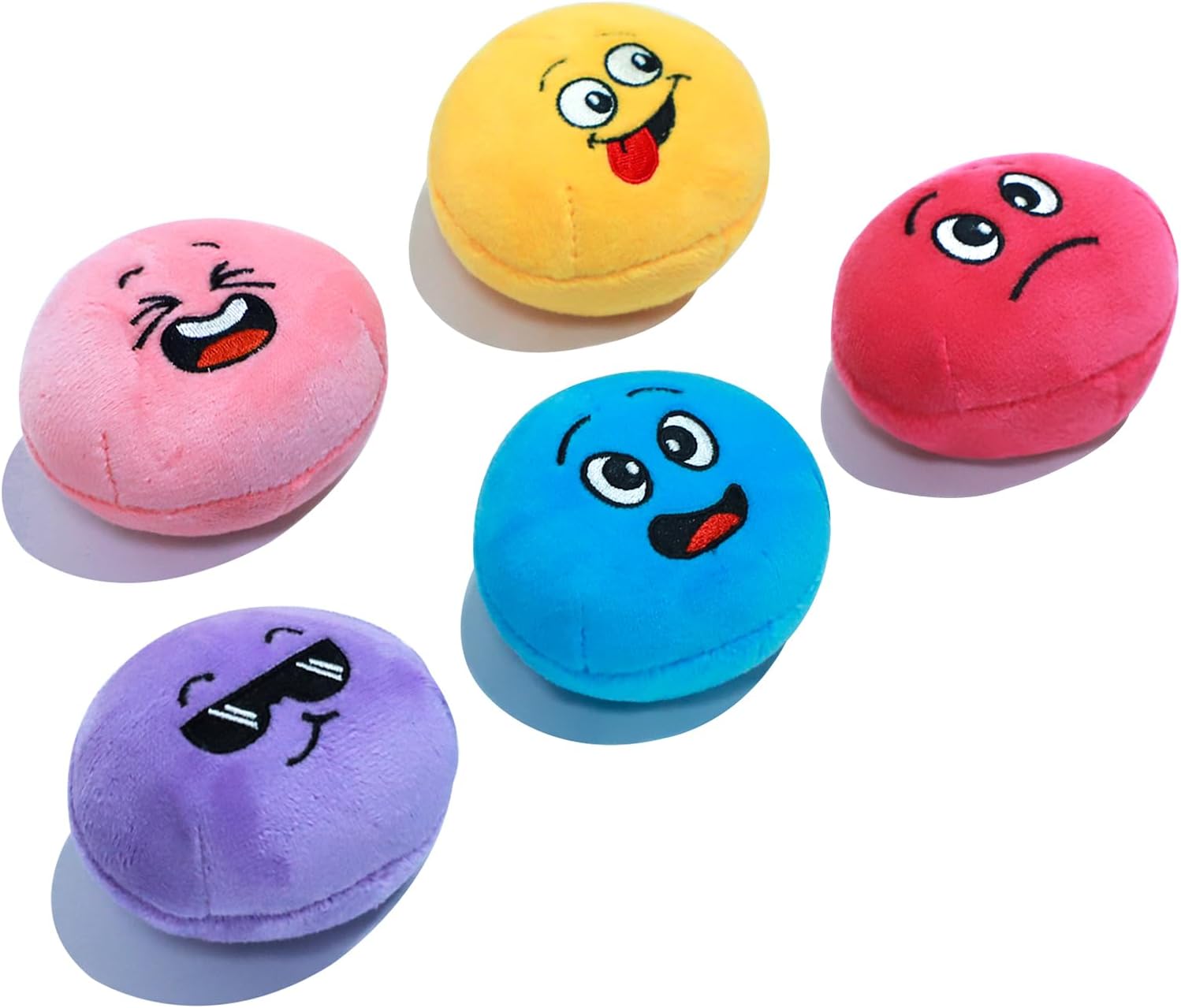 Juguetes para Perros Chirriadores, Pelotas de Peluche Suave Interactivas