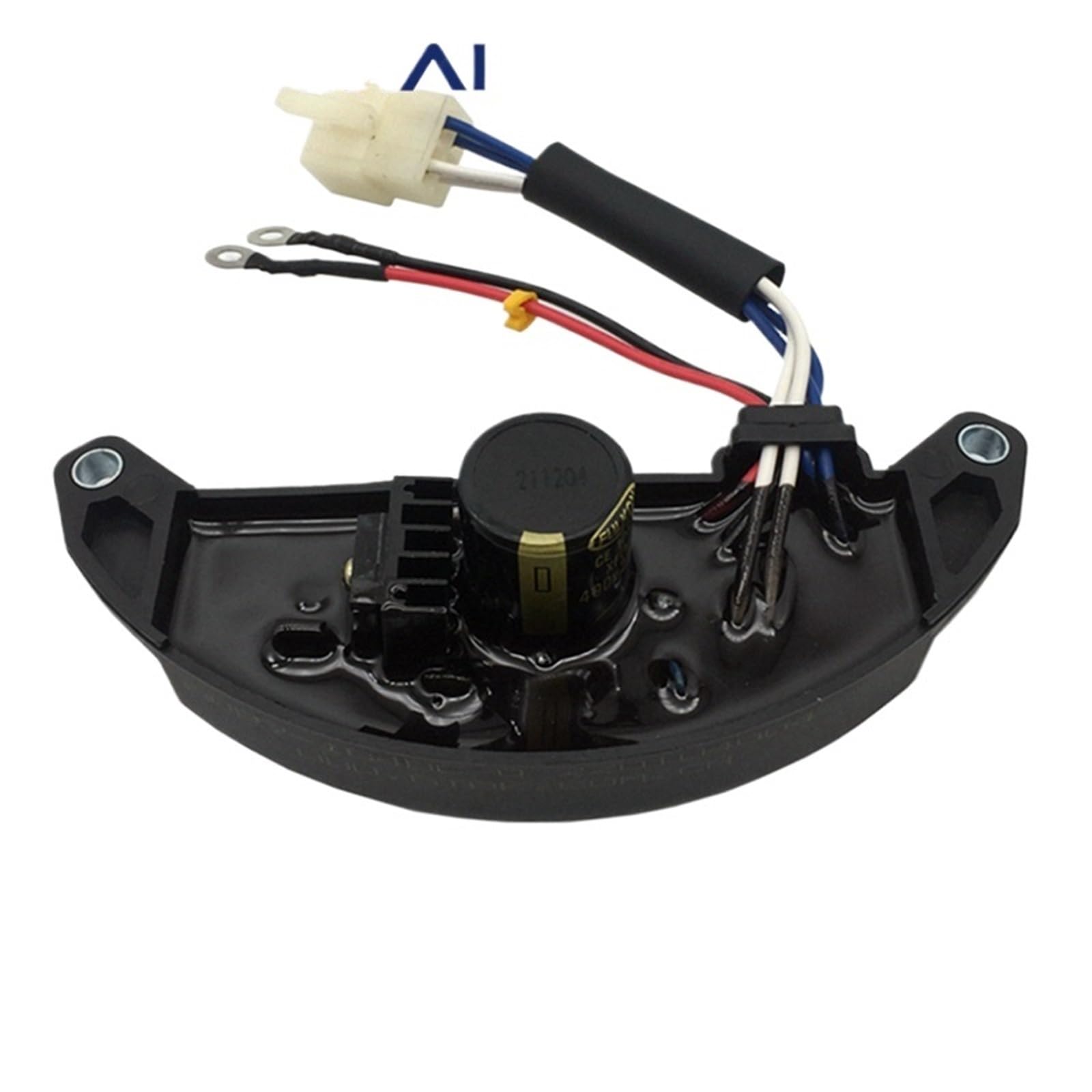 Generador de gasolina 7kw, regulador voltaje automático AVR, monofásico, 6 cables, 400V/220UF, GTDK AVR7-1G, 1 Uds
