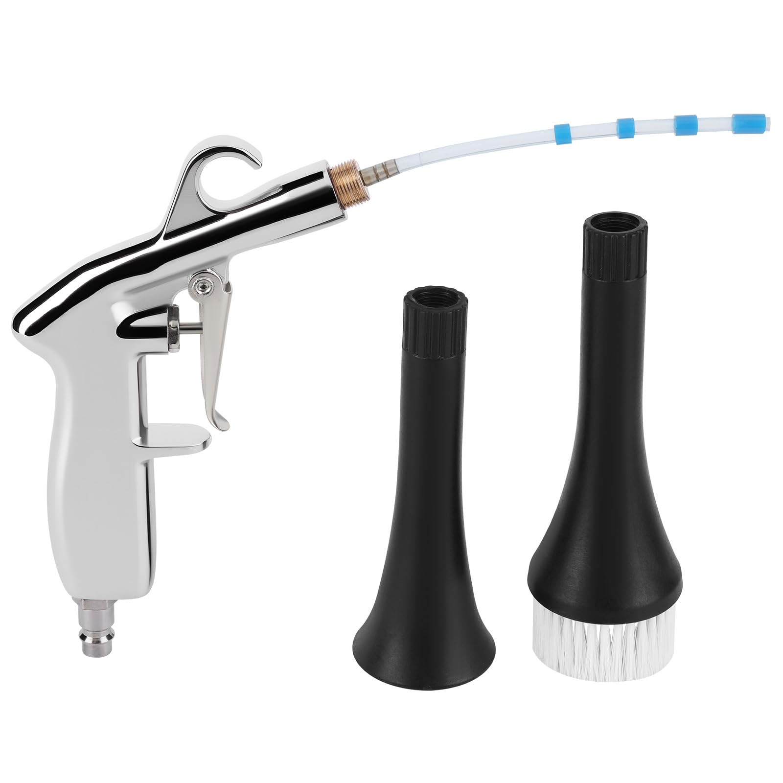 CLBDRESS 90PSI Dry Cleaning Gun with 2 Nozzles Car Dryer Air Blower High Pressure Blower Gun for Car Quickly Blasts Dirt and Dust