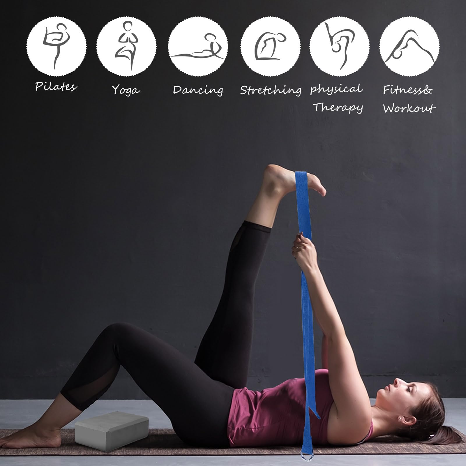 Outus 20 Pcs Yoga Blocks Bulk 9 x 6 x 3 Inch High Density Foam Yoga Bricks Yoga Foam Blocks to Improve Strength Flexibility Balance Soft Non Slip Gymnastic Blocks for Yoga Sports