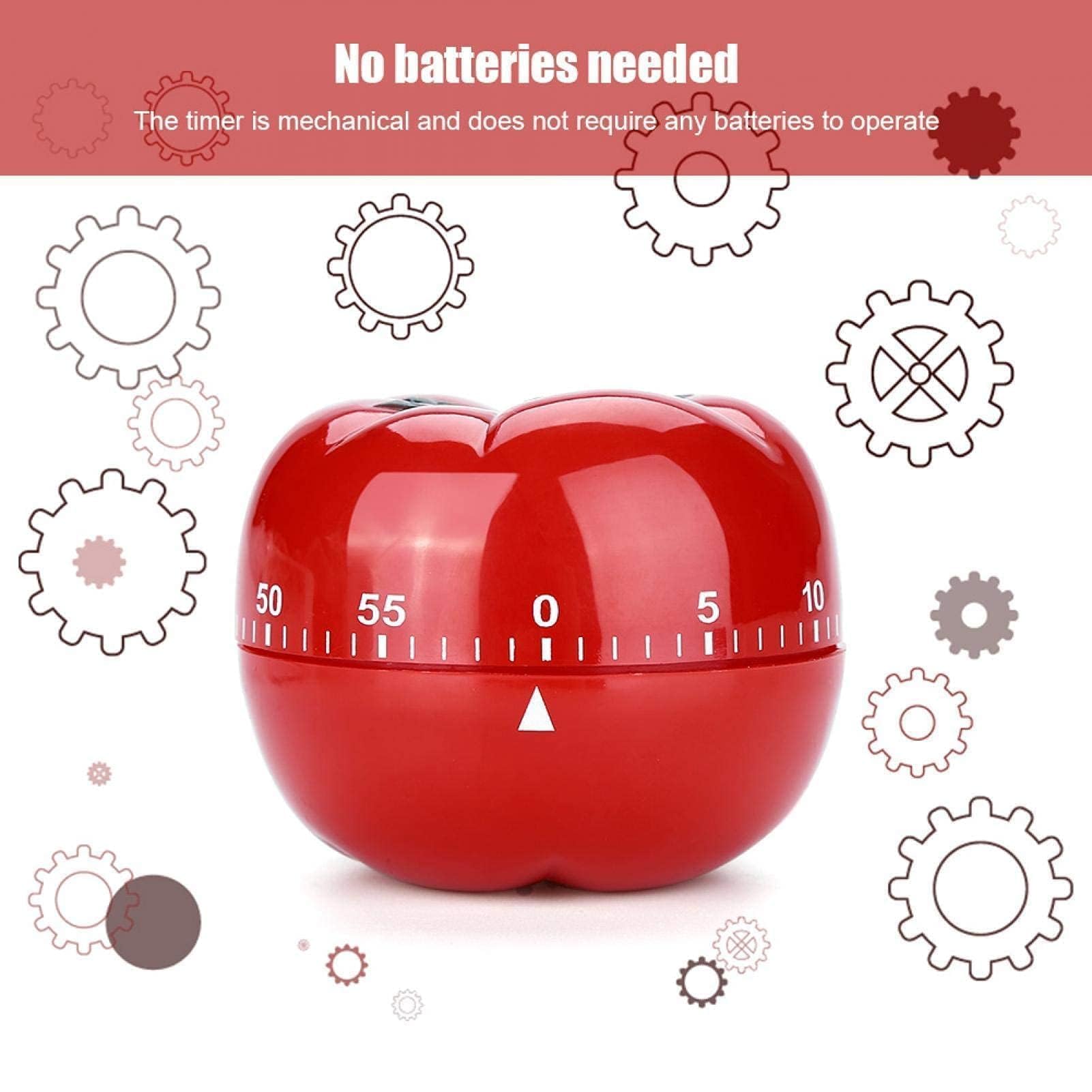 HAUSPROFI Pomodoro Timer, Countdown 5|25|10|50 Minutes, Gravity Timer