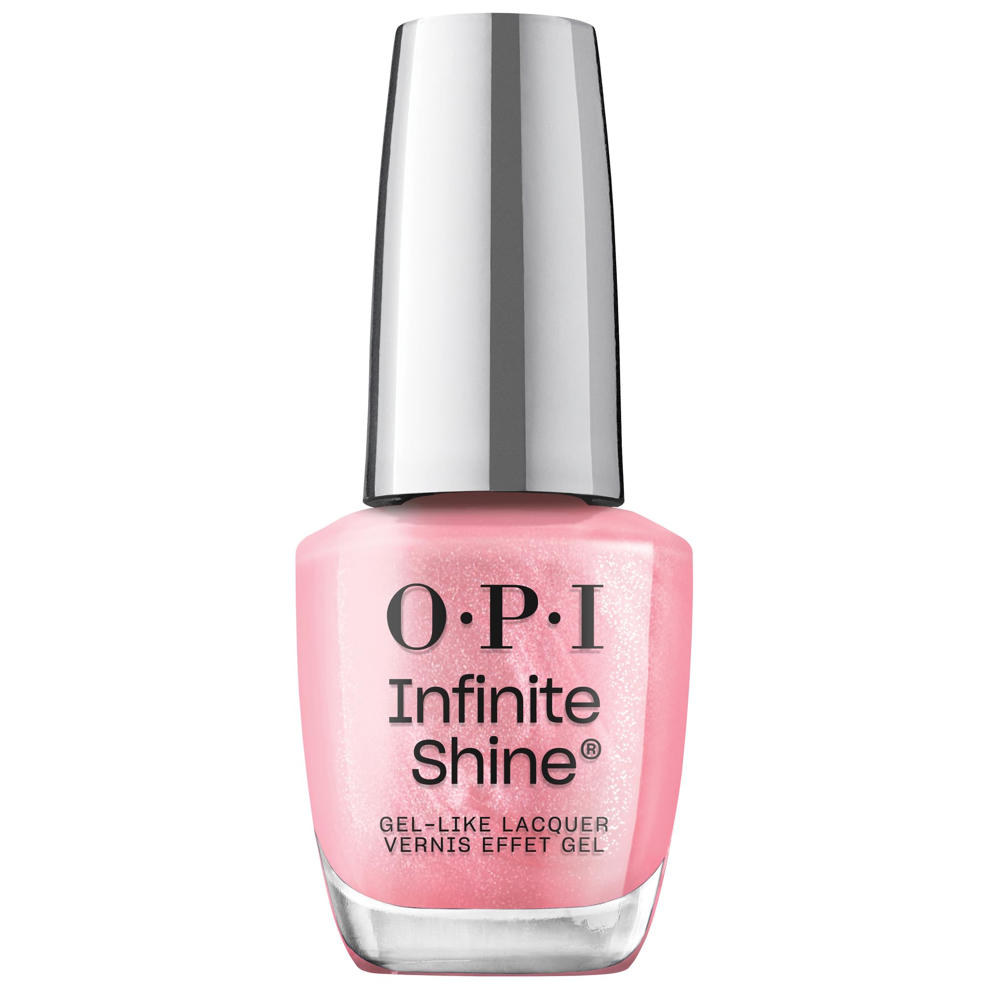 OPI Infinite Shine Pinktöne – vorgehärtete Gel-Technologie ohne UV-Lampe – bis zu 11 Tage Halt – langanhaltender, veganer Nagellack – 15ml