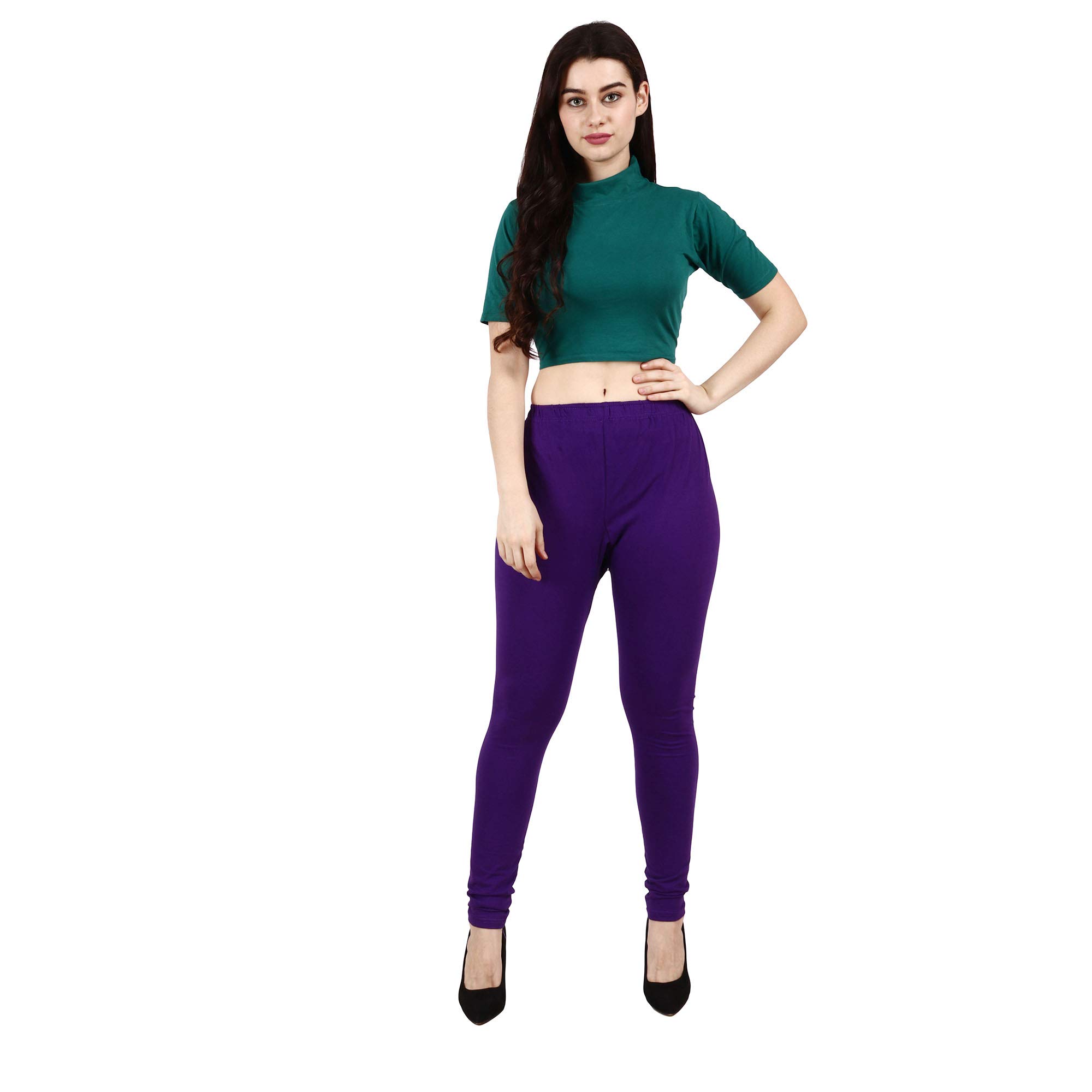Aashish Fabrics Womens Relaxed Fit Cotton Leggings Legg Pack1