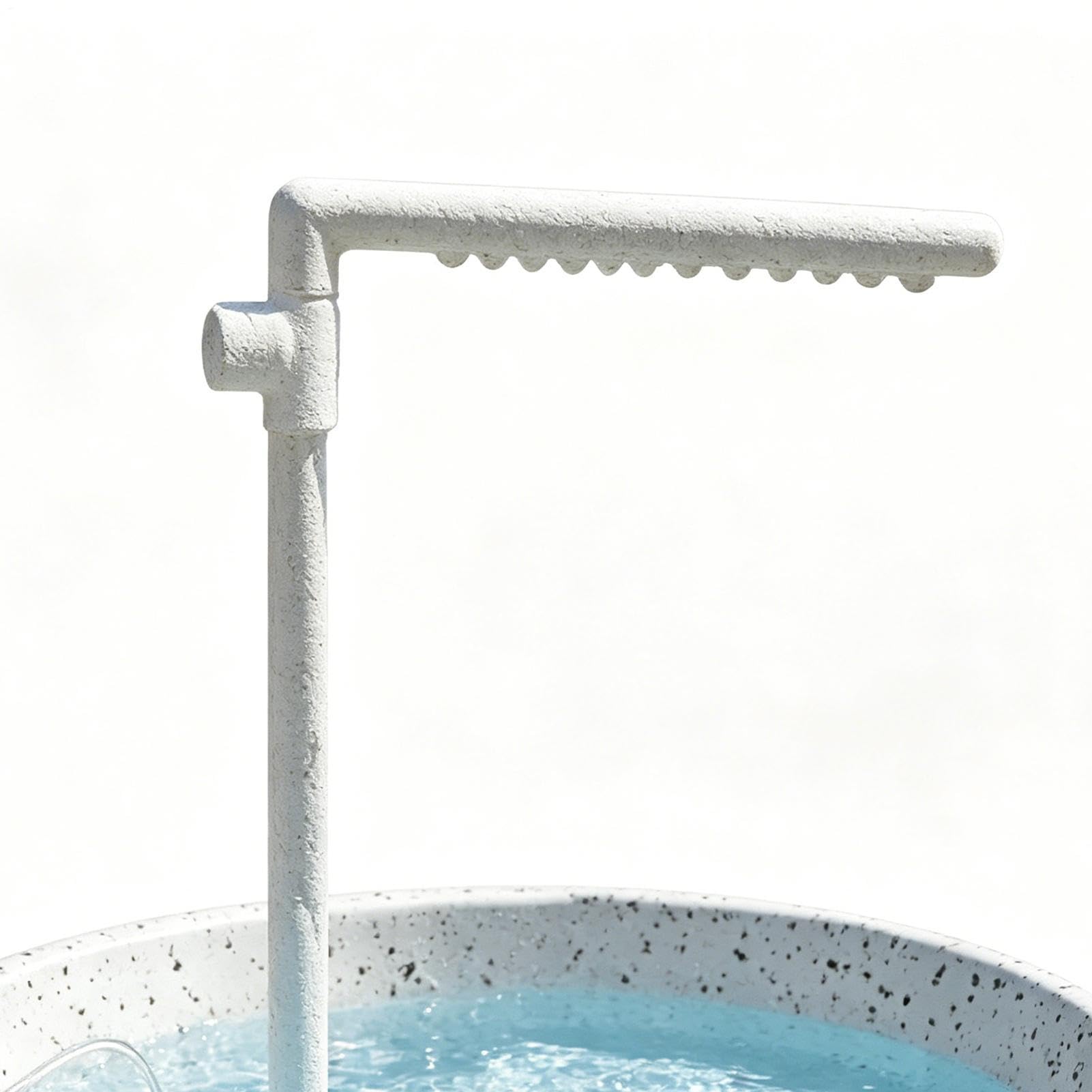 Generisch Dispensador de comida de baño para | Multifuncional desmontable | Bebedero para pájaros con , adecuado para cacatúas, periquitos, jardín, terraza, patio
