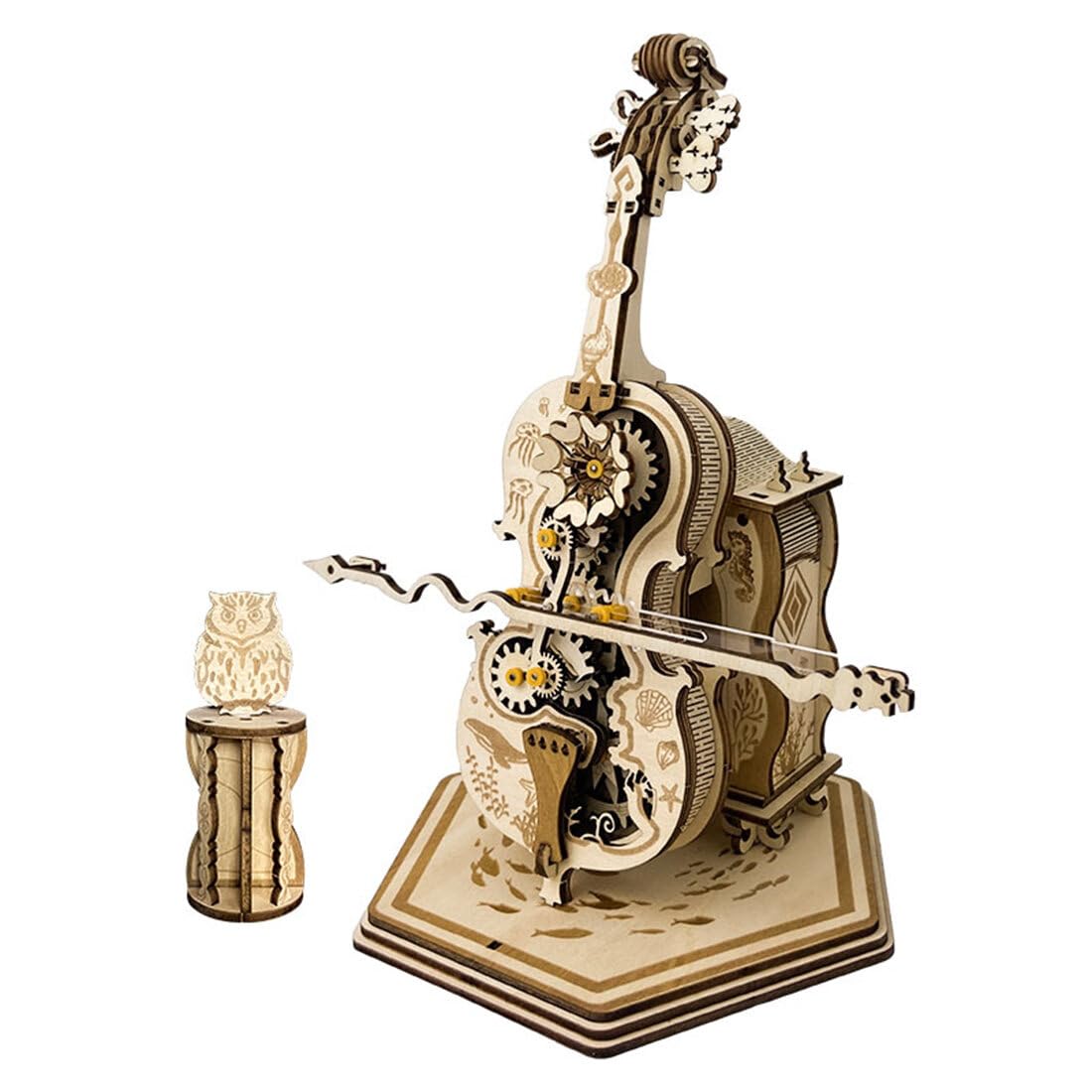 Amazon.com: YounggDiy DIY Wooden Cello Wooden Instruments Set, 3D