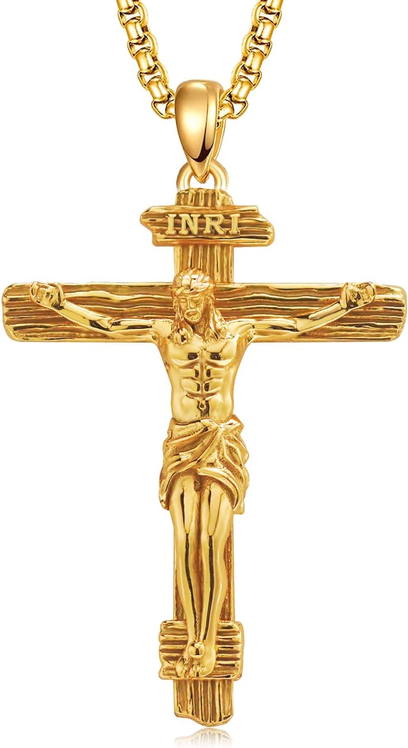 DOTBJ 925 Sterling Silver Patron Saint Medal Necklace Catholic Protection Pendant Amulet Religious Jewelry for Men Women