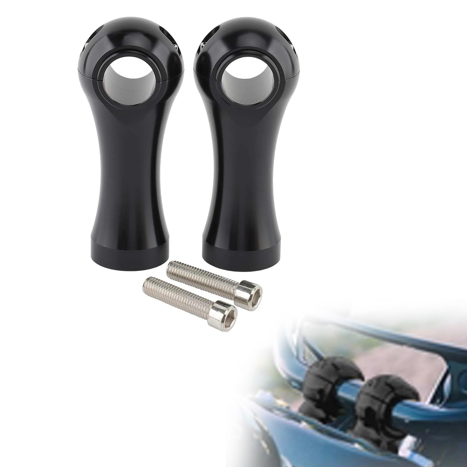 Rehausseur de guidon universel 25mm 32mm pour moto Yamaha et custom