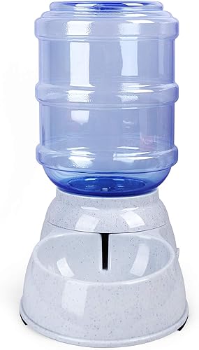 Miniatura 3 de Estación dispensador de agua para mascotas  1 galón de agua para mascotas para perro gato animal automático gravedad agua potable fuente fuente