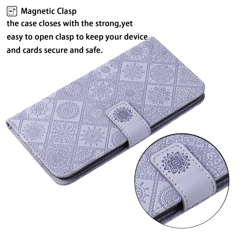 Custodia a portafoglio per Samsung Galaxy A15, custodia magnetica