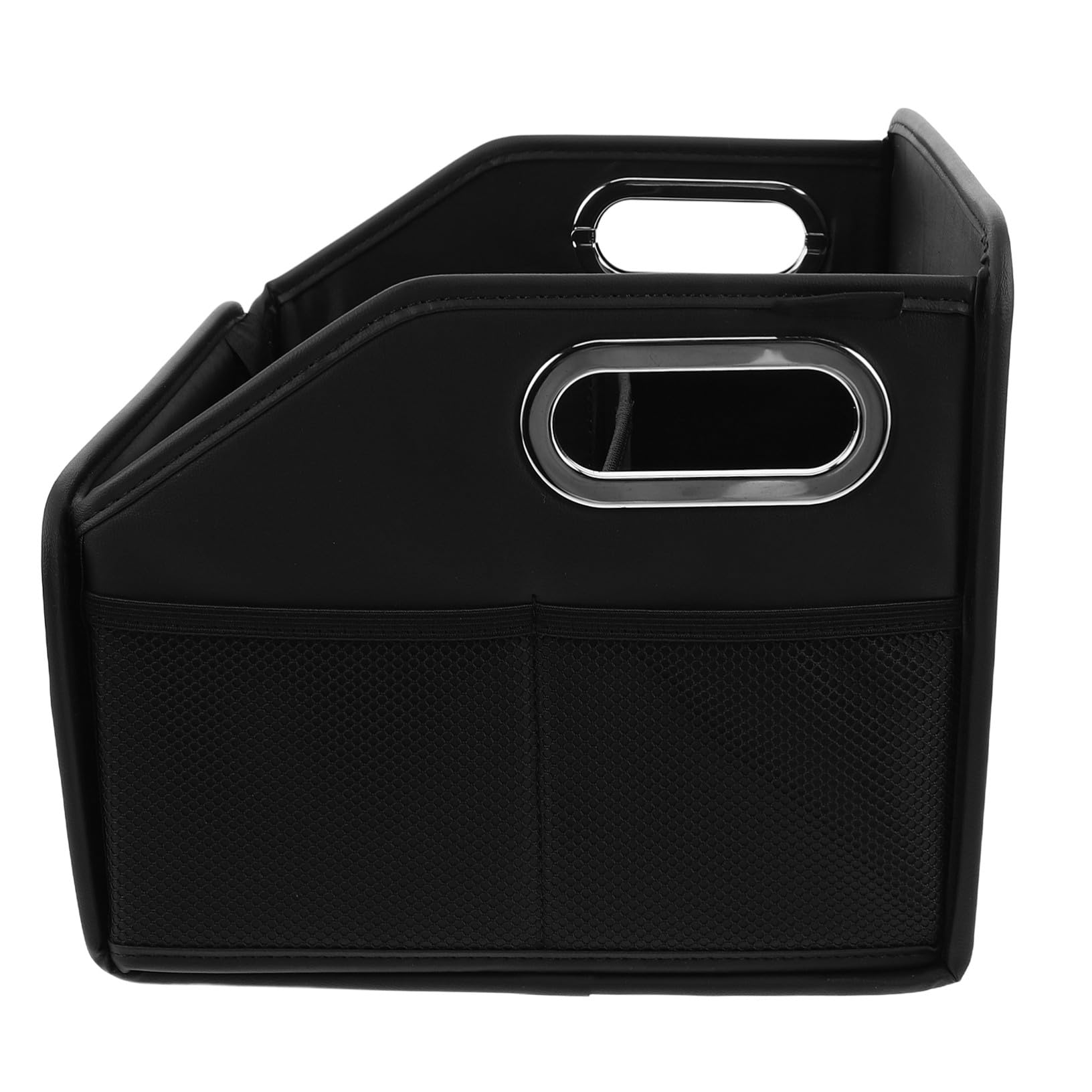 Amosfun Caja De Almacenamiento Para Coche Organizador De Maletero De Poliuretano Organizador De Comestibles Para Coche Portaequipajes Para Maletero Resistente