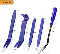 Vista 2 de GOOACC Kit de 5 piezas de herramientas para remover los clips de molduras de puertas y tablero de audio del automóvil sin rayar