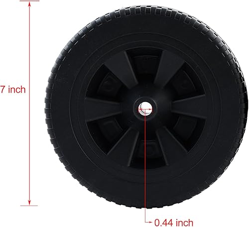 Miniatura 2 de Reemplazo de rueda de parrilla de 7 pulgadas para piezas de parrilla Dyna Glo DGF493BNP DGH474CRP Ruedas de repuesto de parrilla DGH450CRP DGB463CNP
