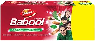 Babool Ayurvedic Toothpaste -350g (175g x 2, Pack of 2) | For Strong Teeth & Healthy Gums | Helps in Cavity Protection, Fresh Breathe | All Round Prot