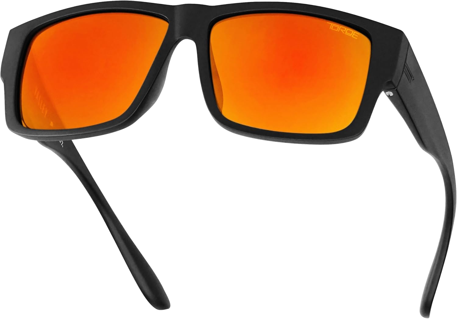 TOROE Z87+ Polarized Safety Sunglasses Matte Black TR90 Frame, ANSI Rated Lens