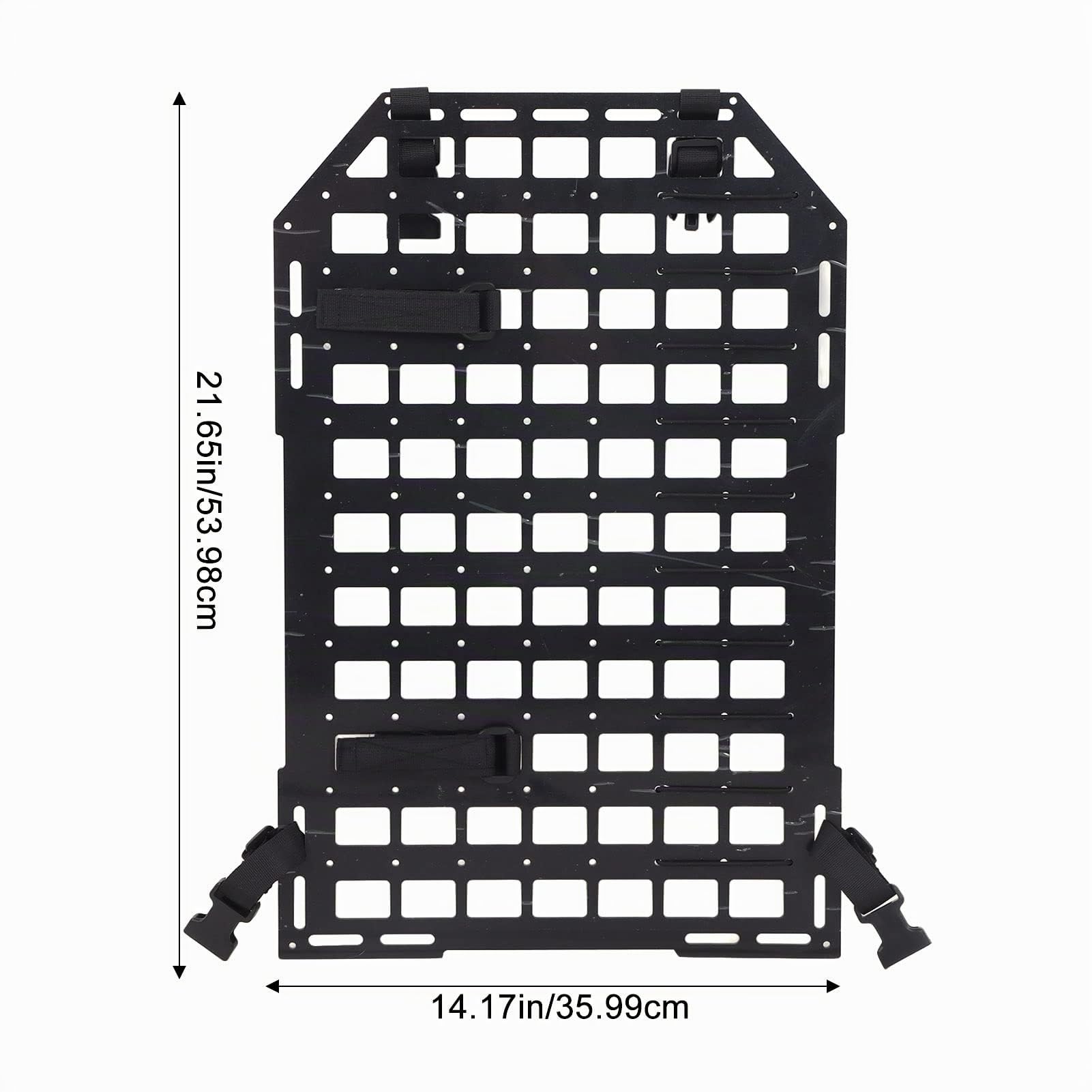 Panel Rígido Molle Para Vehículos – Organizador Táctico Para Respaldo De Asiento De Coche, Organizadores Y Almacenamiento Para Coche, Estante Para Armas De Camión En El Asiento Trasero, 21.65 X