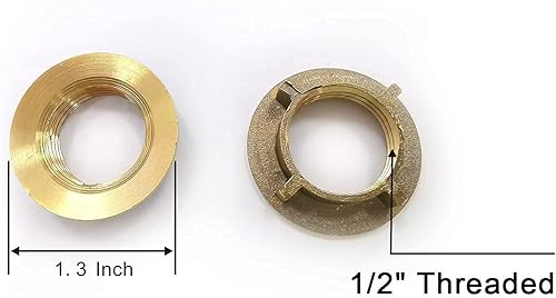 Miniatura 5 de Sistema de ducha de latón antiguo de 8 pulgadas con boquilla de bañera y rociador de mano con mango cruzado doble, grifo de ducha de baño, tuercas