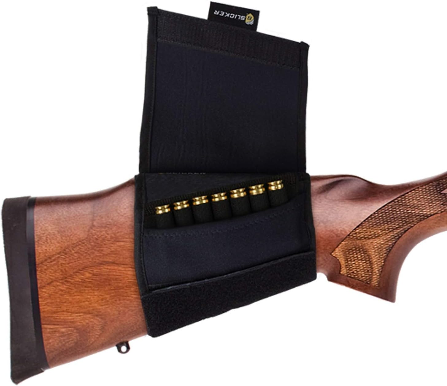 Alpine Innovations D.O.P.E Window Ammo Slicker Buttstock Ammo Pouch | Small Caliber (Fits 10 Rounds) | Large Caliber (Fits 7 Rounds)