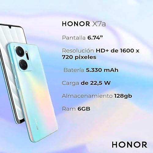 Miniatura 4 de Honor Batería X7a (RKY-LX3) 128+6GB 5330mAh  4G LTE  Pantalla de 6.74 pulgadas  Dual SIM  Cámara de 50 MP  Solo para portadores GSM  NO para