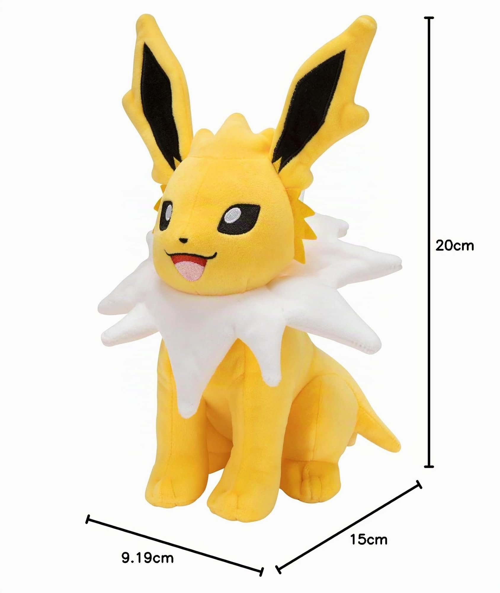 Pokémon Peluche Jolteon 20 cm - Pupazzi Nuova Ondata 2022 – Peluche Autentici Ufficiali Giocattoli