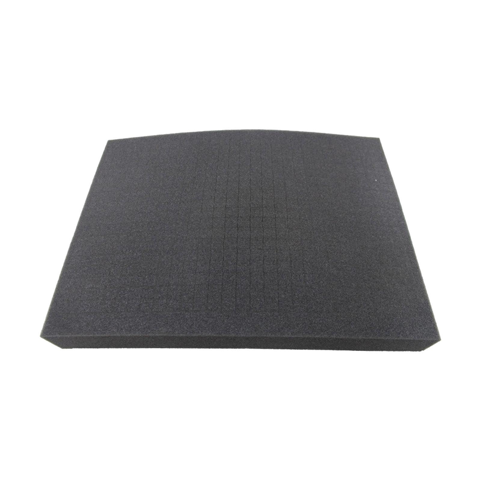 PUXZYAX Shockproof Foam Inserts Transporting Dte Items Remains Safe And Efficient Throughout Shipping Process Foam Sheet Insert Packing Pads Cuttable, Black, 50x50x5cm