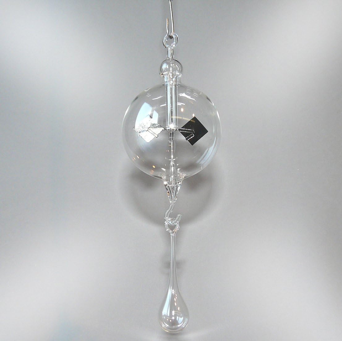 Radiometer Solar Crookes Lightmill to hanging with drop Clear Sphere 2.36 inch 60 mm