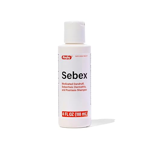 Rugby Sebex - Champú medicado para la caspa para mujeres y hombres, 2% de azufre y 2% de ácido salicílico, champú anticaspa, ayuda con los síntomas