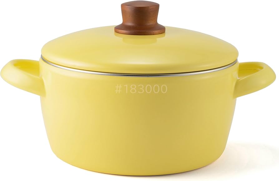 Amazon.co.jp: 富士ホーロー 両手鍋 20cm バターイエロー IH対応