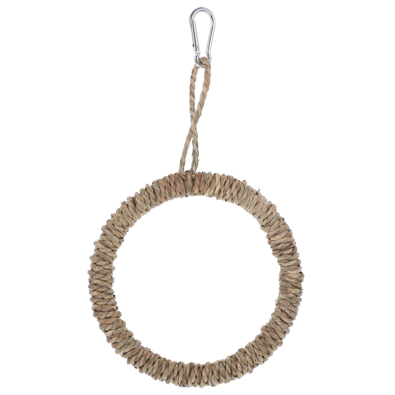 Mikikit 1 Set Bird Swing for Parrots Climbing Bird Stand with Decorative Hanging Ring for Cockatiels Promotes and Exercise