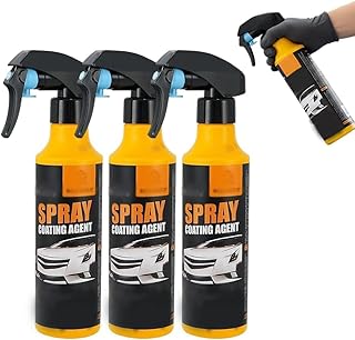 Nano Hydrophobic Ceramic Coating for Cars, 2026 New Car Coating Spray Kit, Easy-to-Spray Auto Paint Protection, Includes Microfiber Cloth for Vehicle Shine & Protection (3Set)