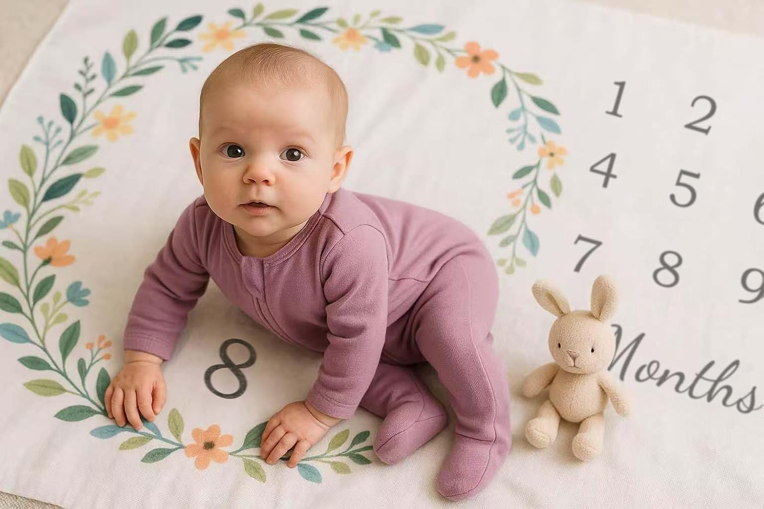 Owlivia Organic Cotton Baby Pajamas, Boys Girls 3-Pack Zip Front Sleep 'N Play, Footed Sleeper, Long Sleeve - Image 4